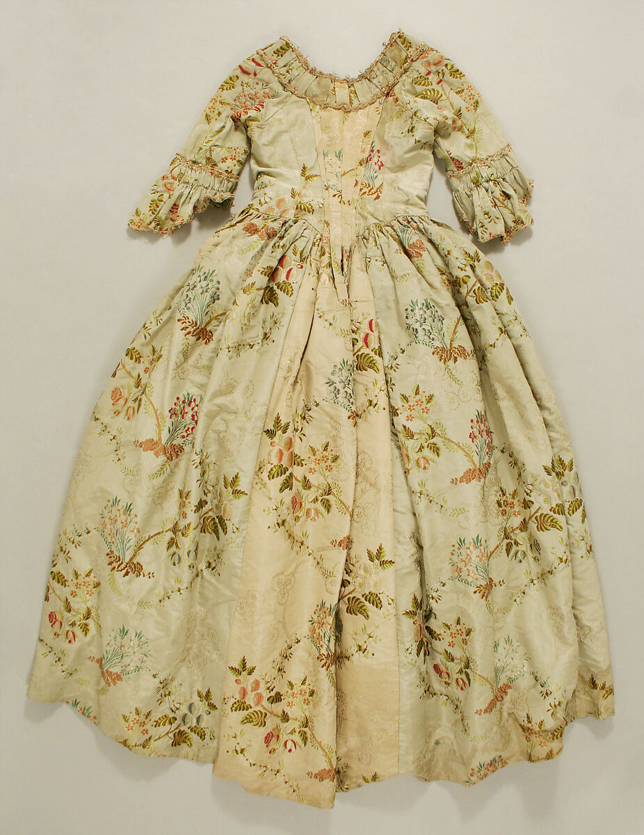 Wedding Dress, Silk, British or French