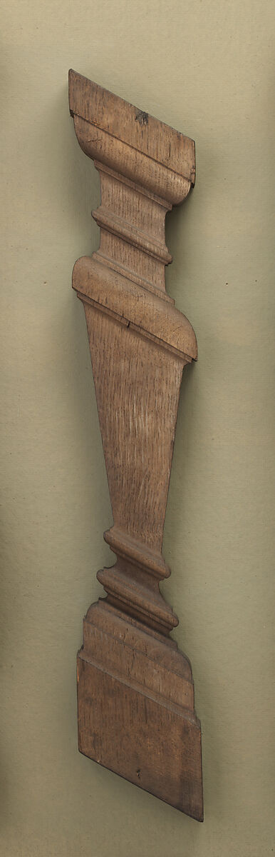 Baluster, Oak, British 