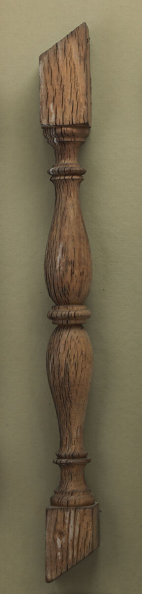 Baluster, Oak, British 