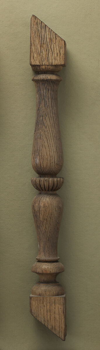 Baluster, Oak, British 