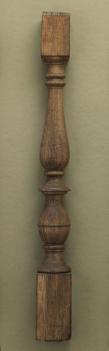 Baluster, Oak, British 