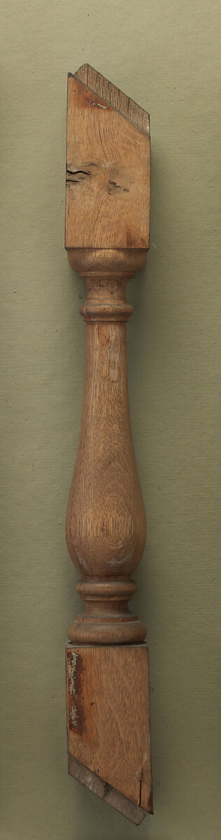 Baluster, Oak, British 