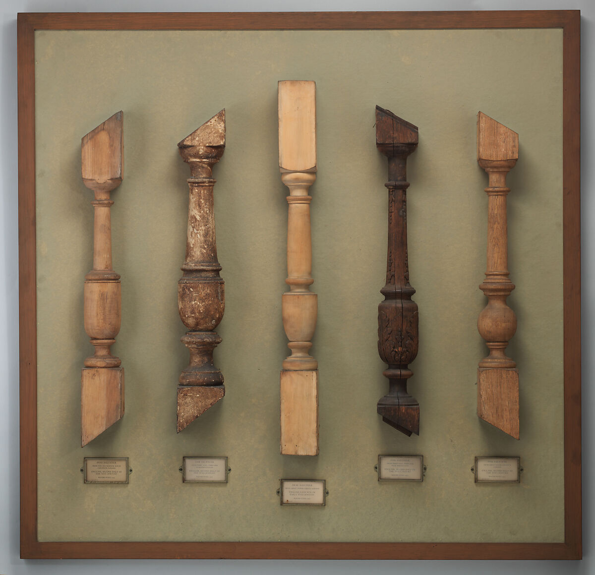 Baluster, Pine, British