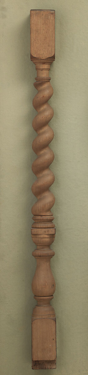 Baluster, Walnut, British 