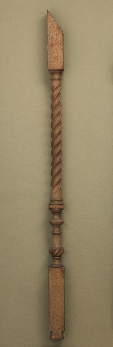 Baluster, Oak, British 