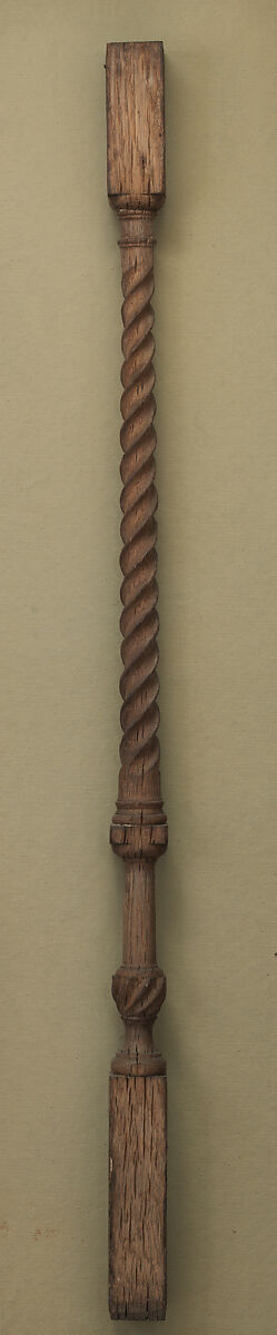 Baluster, Oak, British 