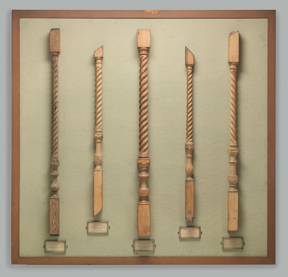Baluster, Deal, British