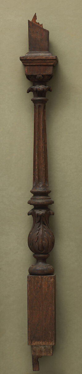 Baluster, Oak, British 