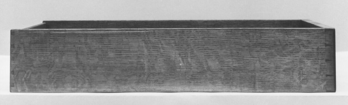 Desk or writing table, Satinwood, inlaid, British