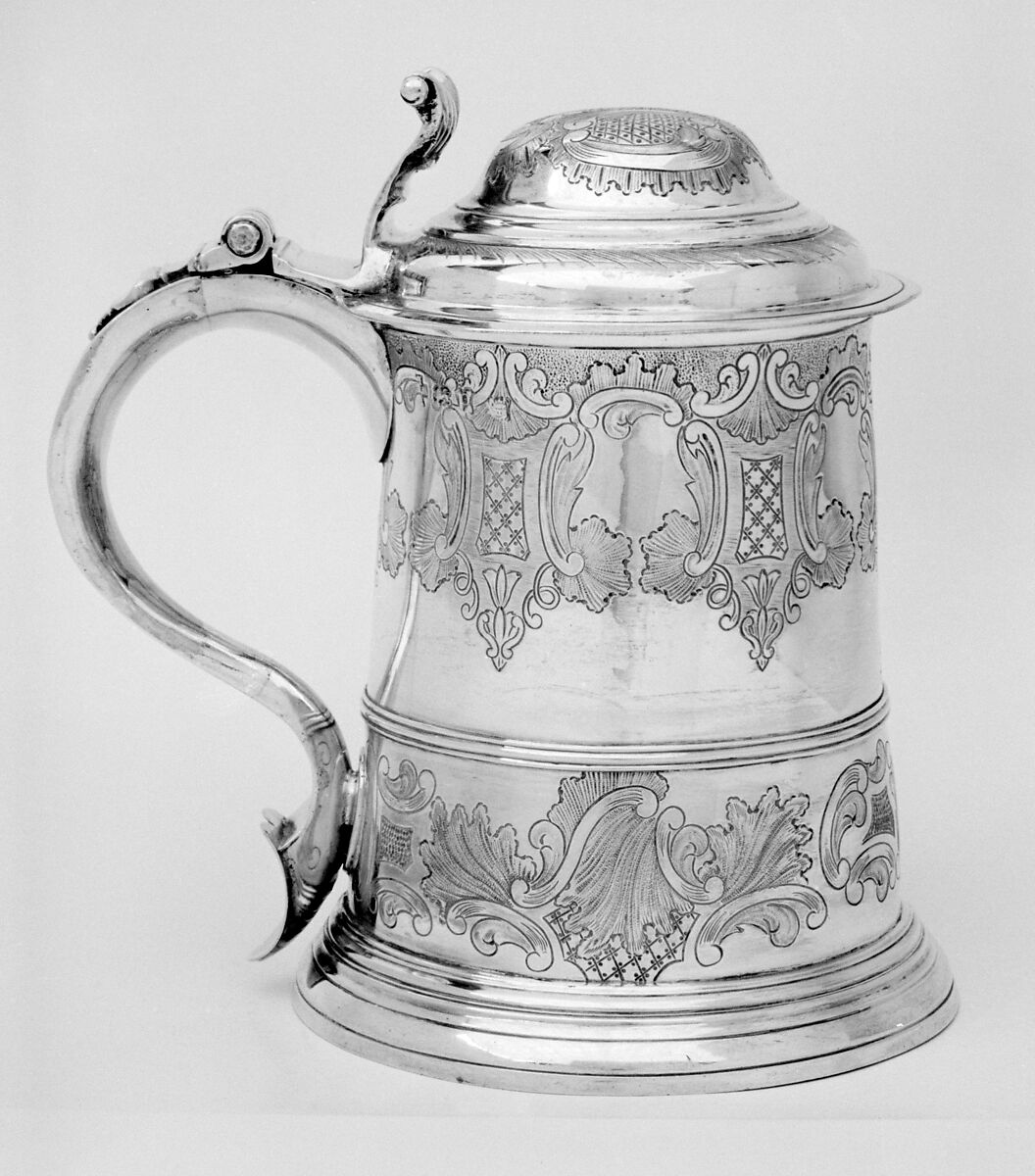 Tankard, William Shaw (active 1749–58), Silver, British, London 