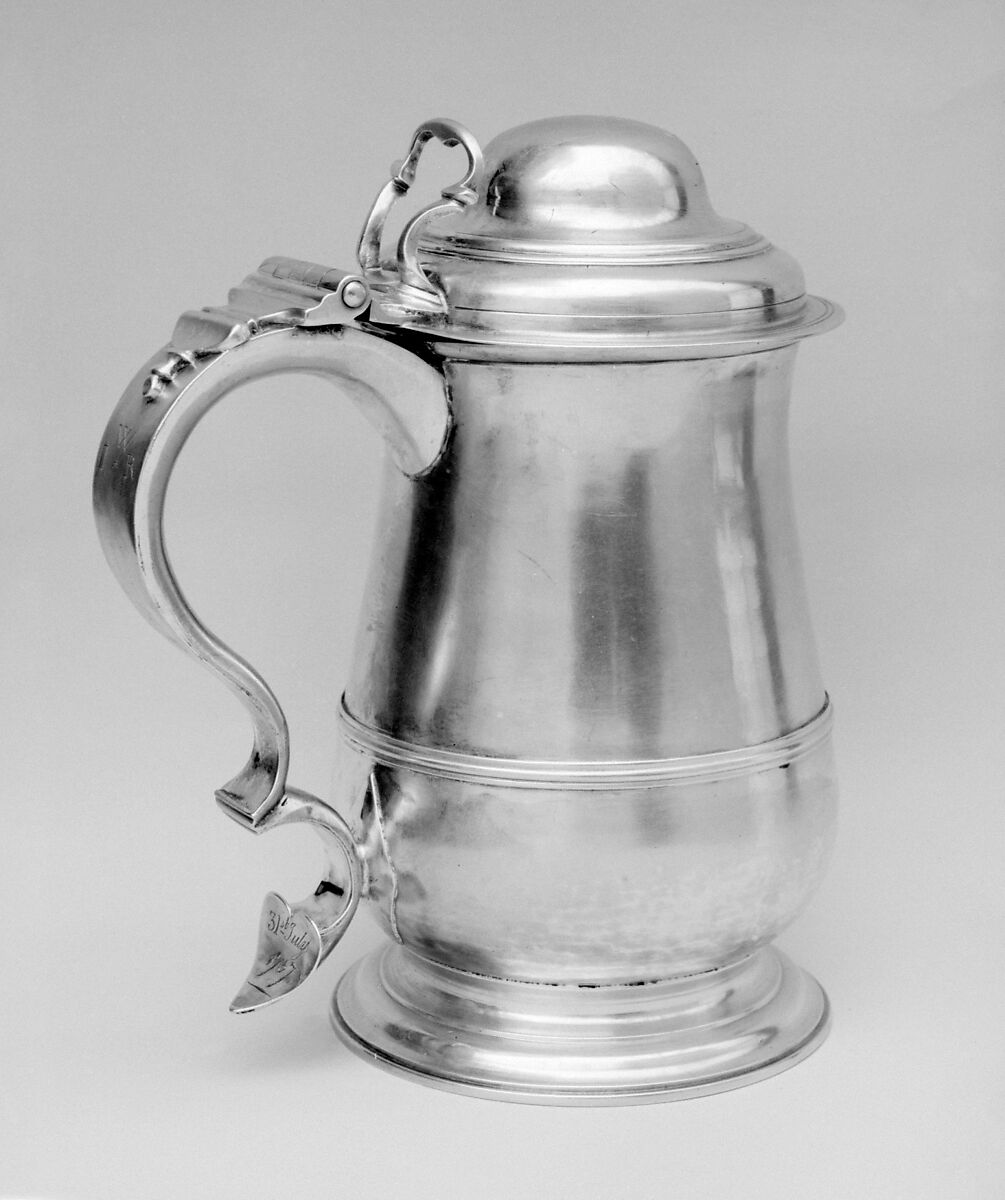 Tankard, W. F., London (ca. 1765–66), Silver, British, London 