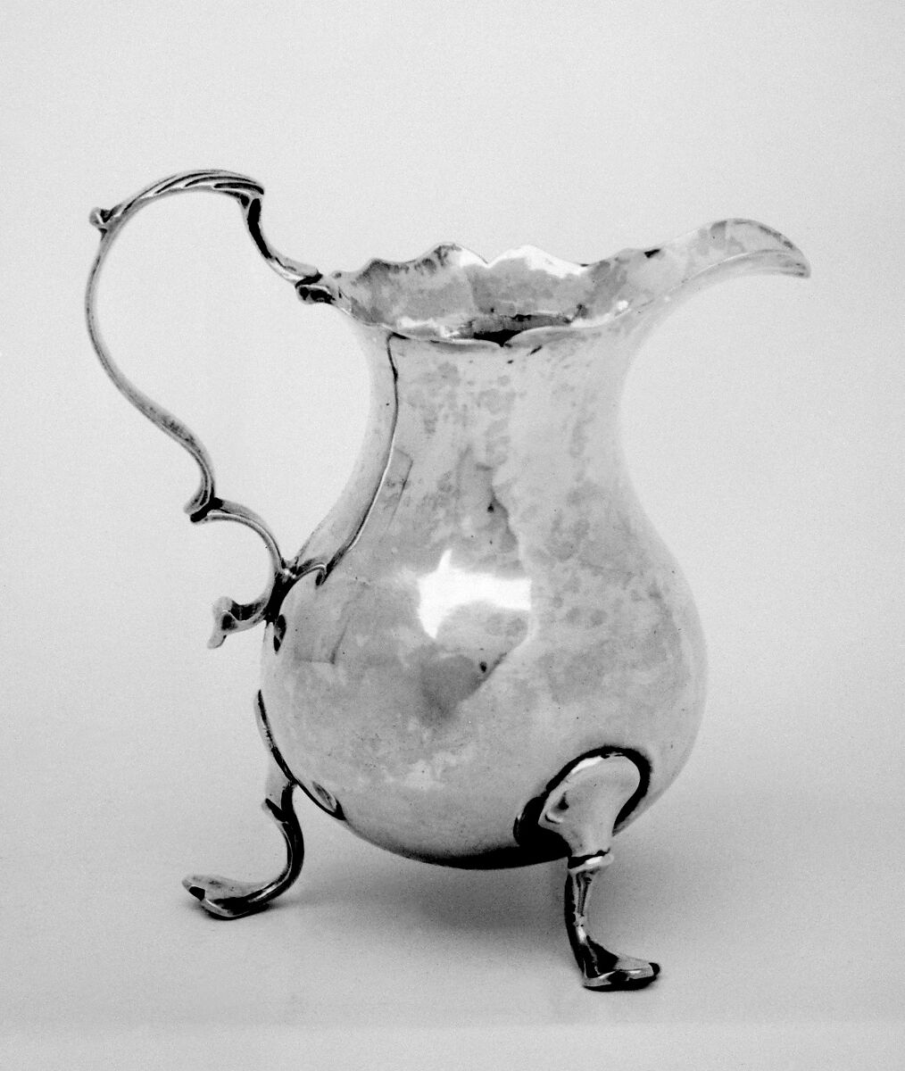 Cream jug, William Caldecott (entered 1756), Silver, British, London 