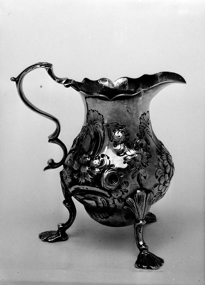 Cream jug, Samuel Meriton (British, active from 1739), Silver, British, London 