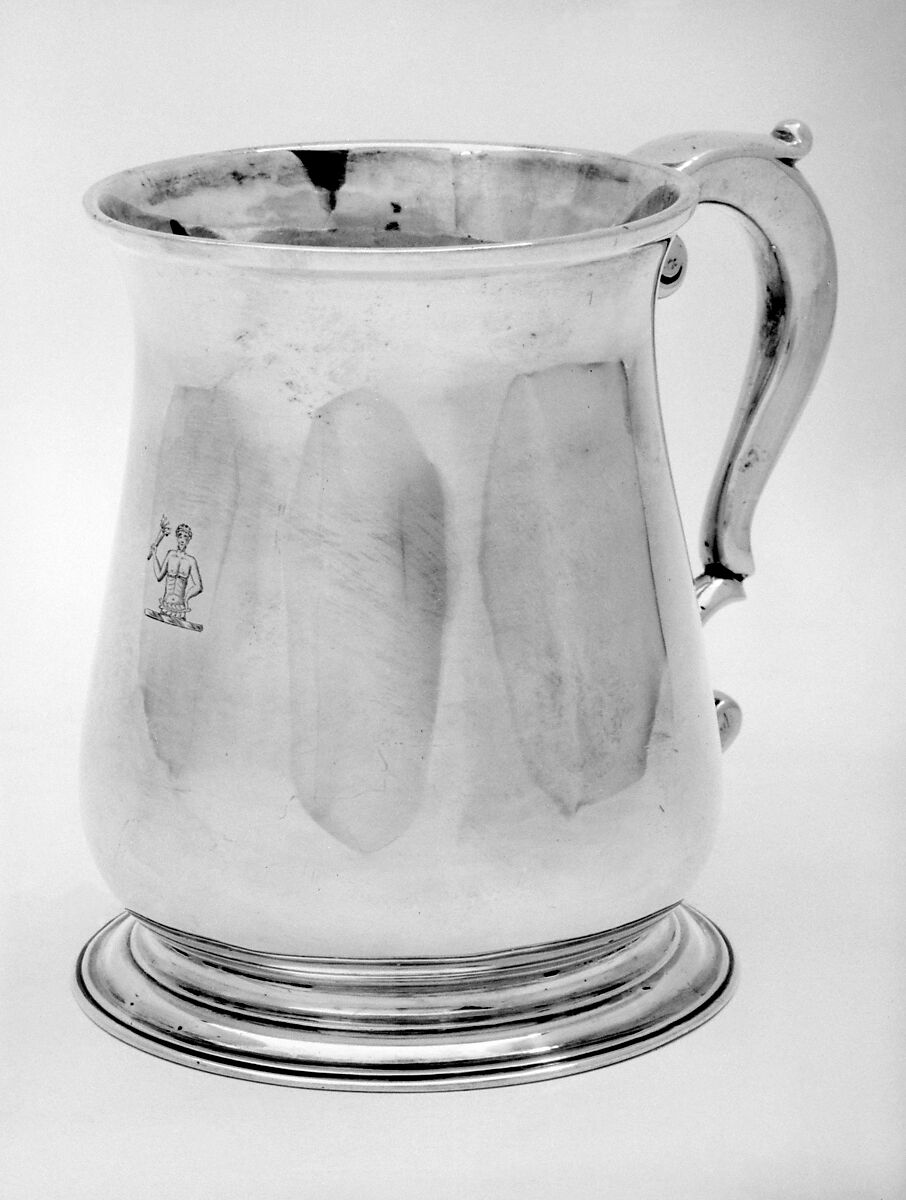 Mug, Richard Gurney (entered 1727 (partner with Thomas Cooke II)–1773), Silver, British, London 