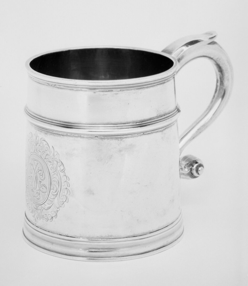 Mug, George Garthorne (active 1680–97), Silver, British, London