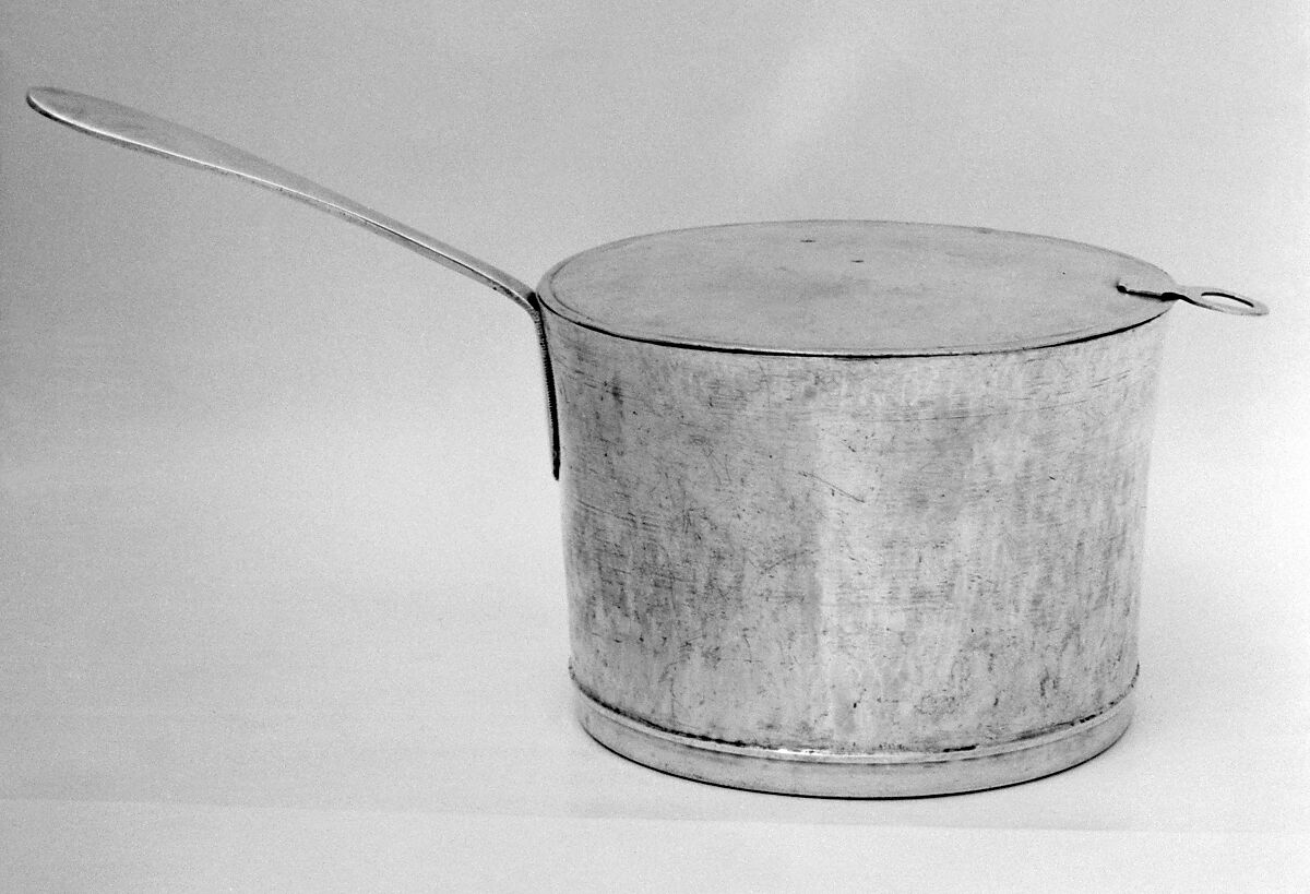 Saucepan, Silver, British, Provincial 