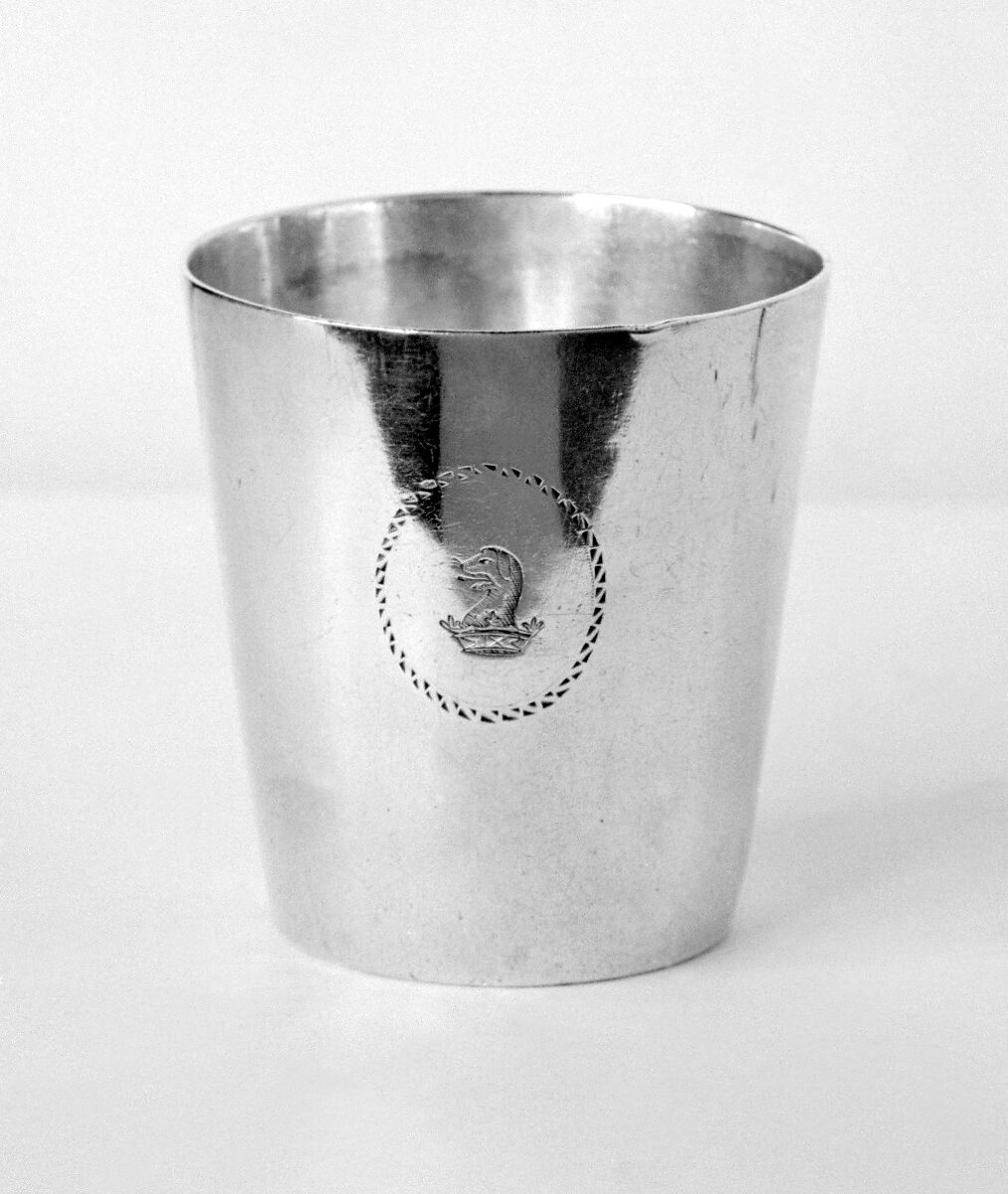 Beaker, L. A., Silver, British, provincial or Irish