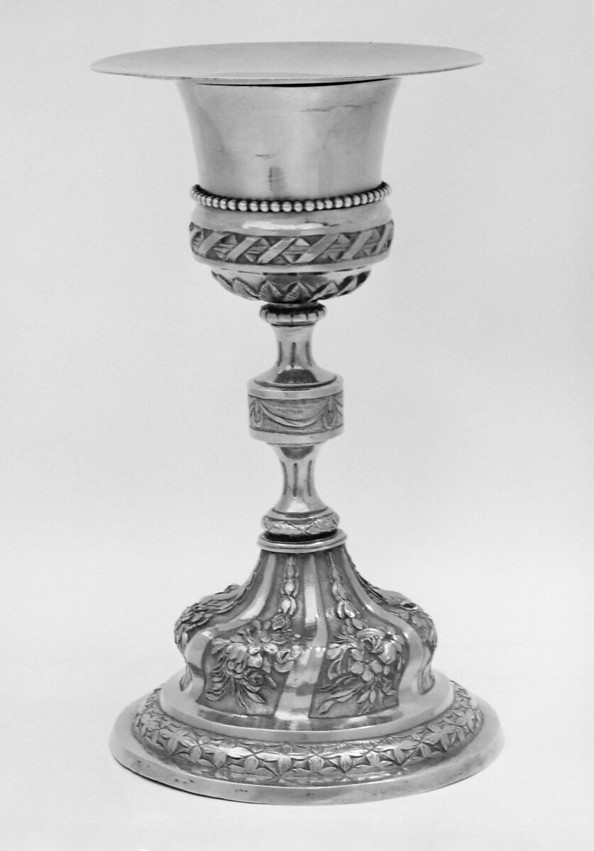 Chalice and Paten, Assayer Antonio Forcada y la Plaza (Assayer, Mexico City,1790–1818), Silver gilt, Mexican