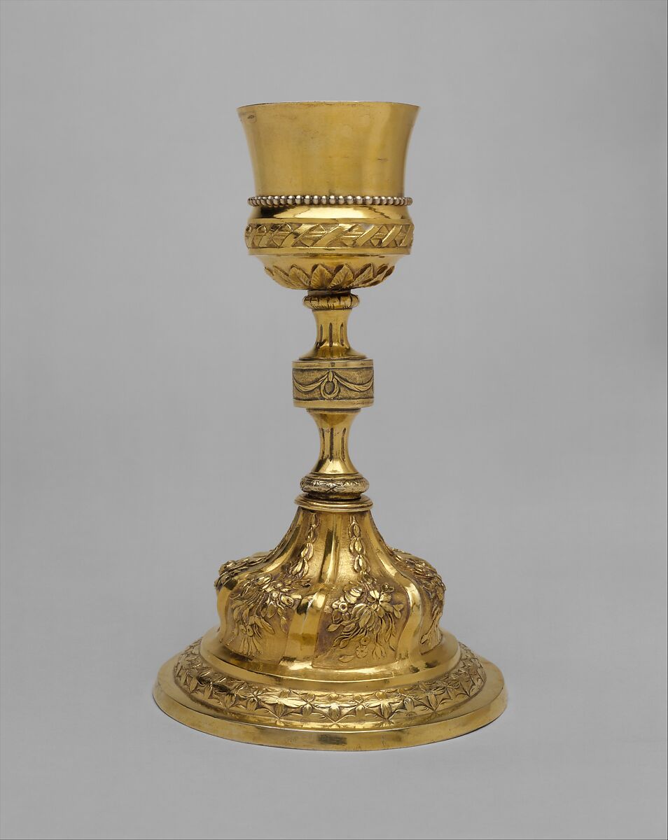 Chalice, Assayer: Antonio Forcada y la Plaza (Assayer, Mexico City,1790–1818), Silver gilt, Mexican 