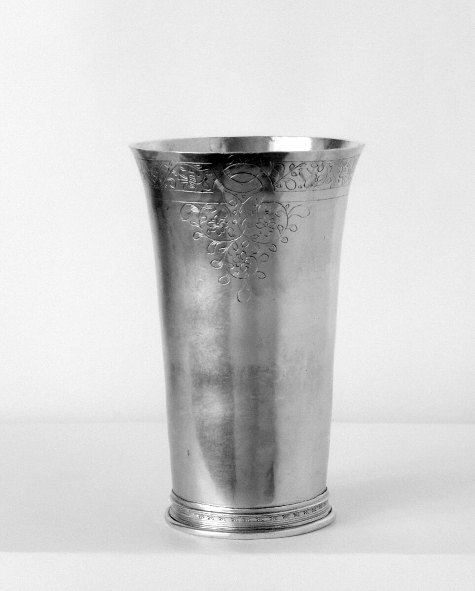 Beaker, Silver, probably Dutch