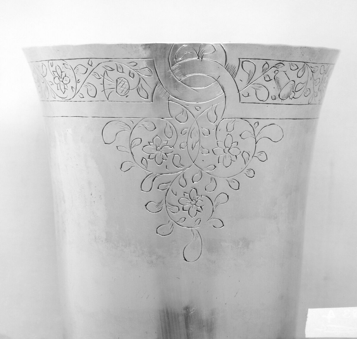 Beaker, Silver, probably Dutch