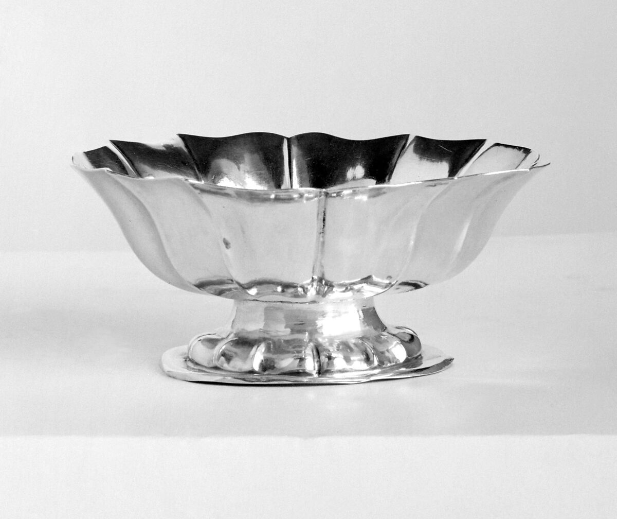 Dish, Silver, probably German 
