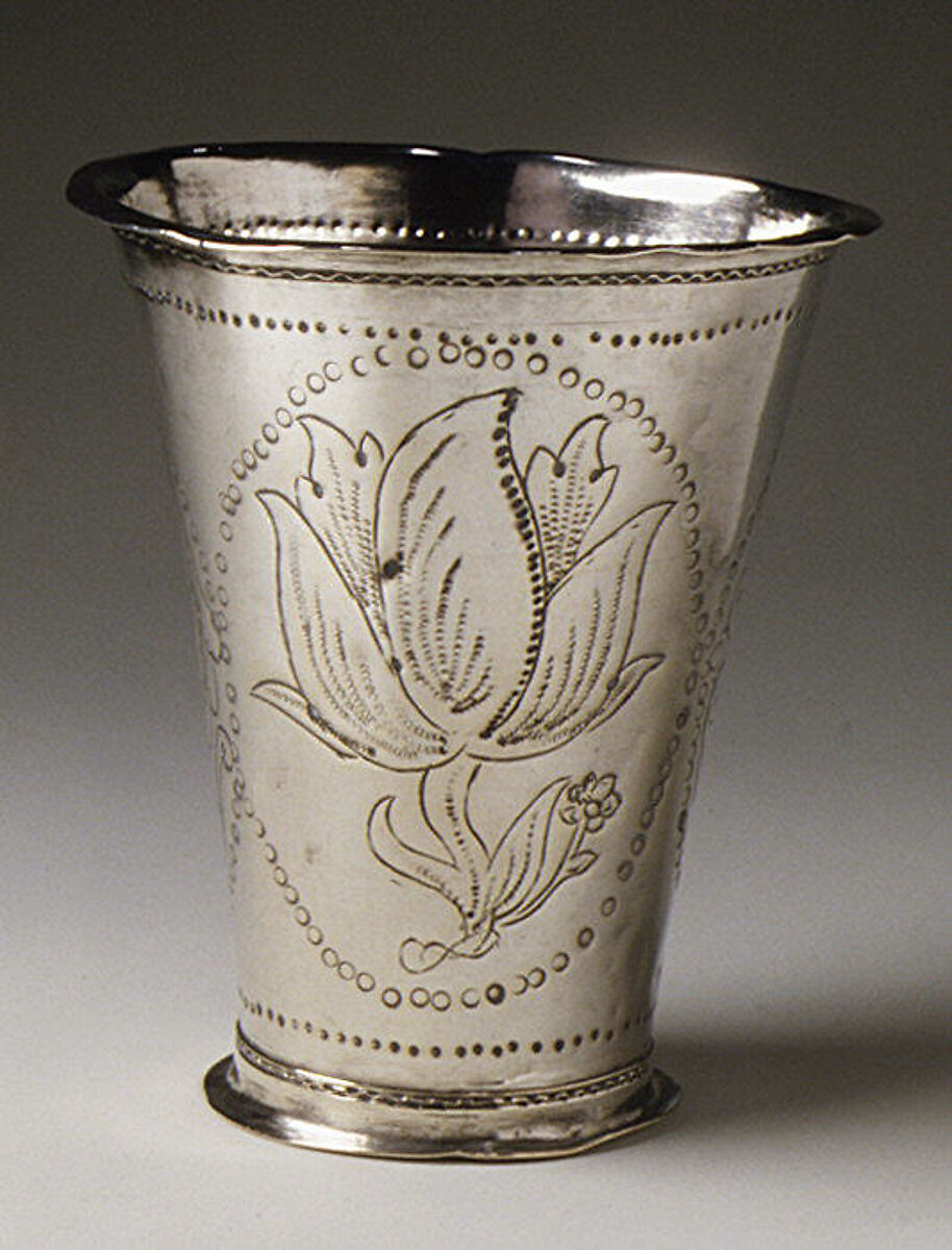 Beaker, Johan Mansson Wennerwall (1703–1768, master 1737), Silver, parcel-gilt, Swedish, Göteborg 