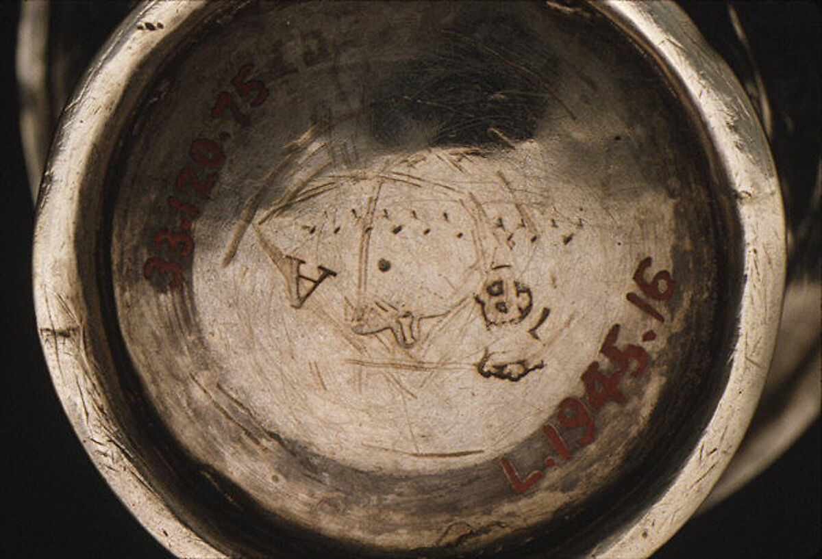Beaker, Johan Mansson Wennerwall (1703–1768, master 1737), Silver, parcel-gilt, Swedish, Göteborg