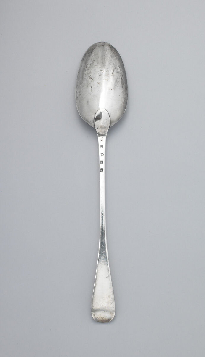 Hash spoon, James Glen (entered 1743), Silver, Scottish, Glasgow