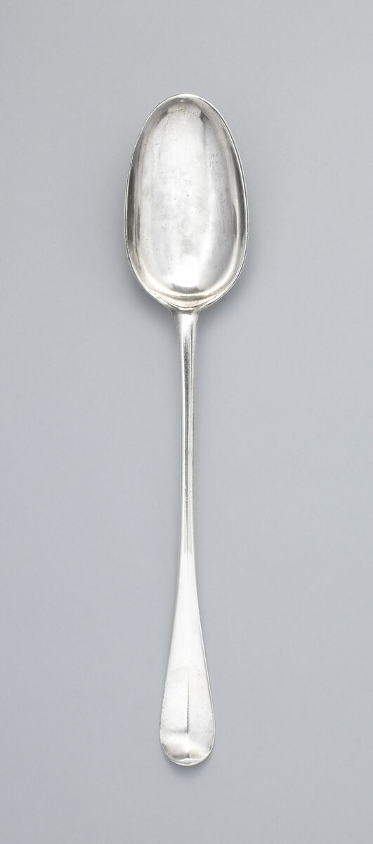 Hash spoon, James Glen (entered 1743), Silver, Scottish, Glasgow 