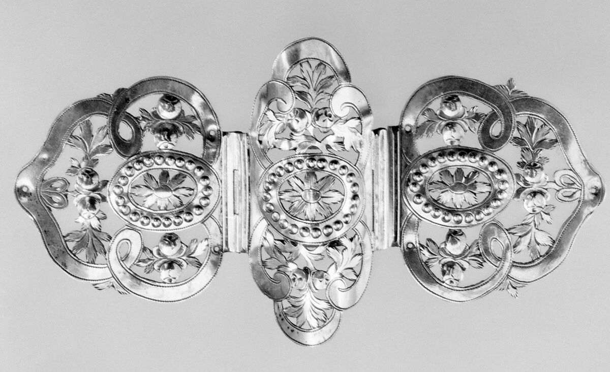 Book clasp, Silver, possibly British 