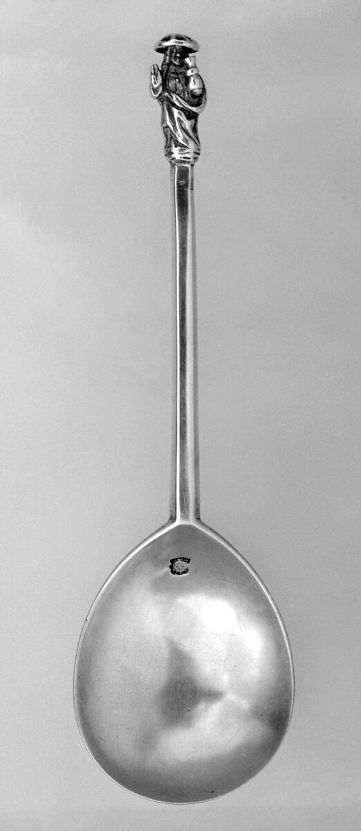 Apostle spoon, Silver, parcel gilt, British, London 