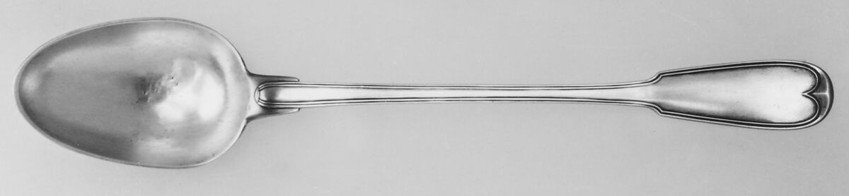 Serving spoon, Louis-Antoine Taillepied (born ca. 1734, master 1760, active 1806 (?)), Silver, French, Paris 
