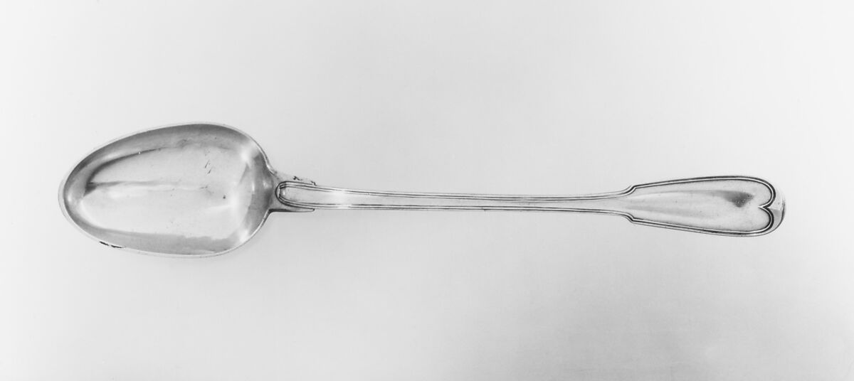 Serving spoon, Louis-Antoine Taillepied (born ca. 1734, master 1760, active 1806 (?)), Silver, French, Paris