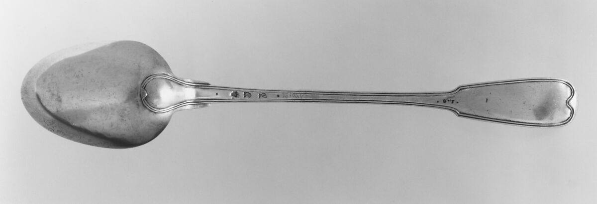 Serving spoon, Louis-Antoine Taillepied (born ca. 1734, master 1760, active 1806 (?)), Silver, French, Paris