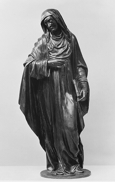Saint Catherine of Siena, Fulvio Signorini (1563–after 1609), Bronze, partially oil-gilt, Italian, Siena