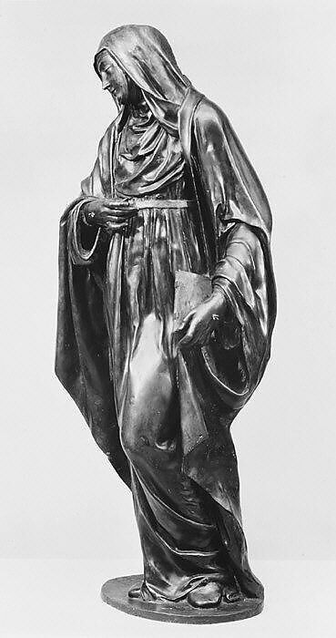 Saint Catherine of Siena, Fulvio Signorini (1563–after 1609), Bronze, partially oil-gilt, Italian, Siena