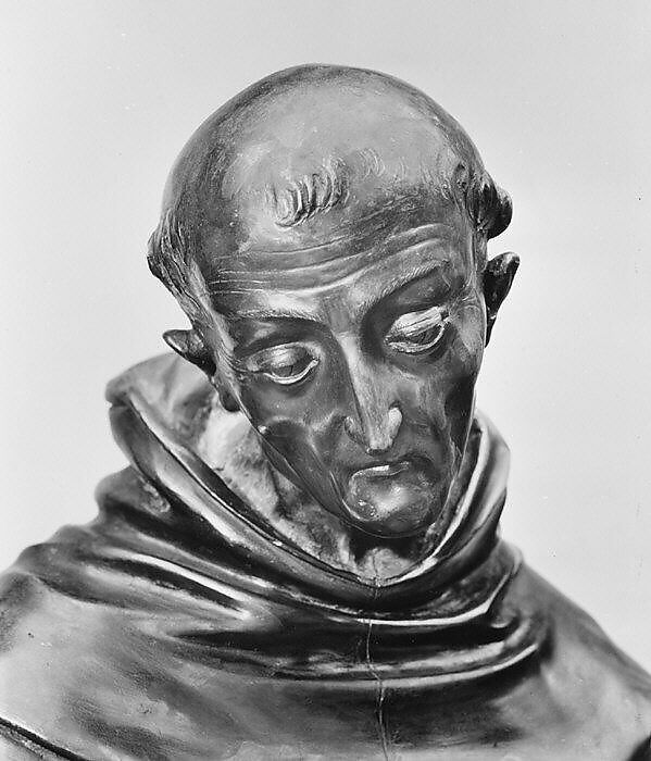 Saint Bernardino of Siena, Fulvio Signorini (1563–after 1609), Bronze, partially oil-gilt, Italian, Siena