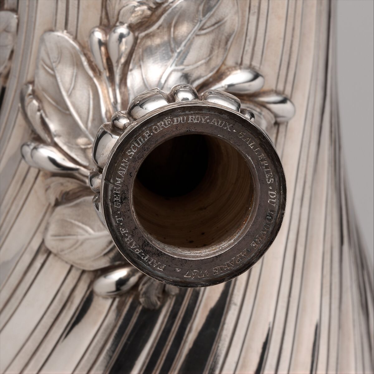 Coffeepot, François Thomas Germain (French, Paris 1726–1791 Paris, master 1748), Silver with ebony handle, French, Paris