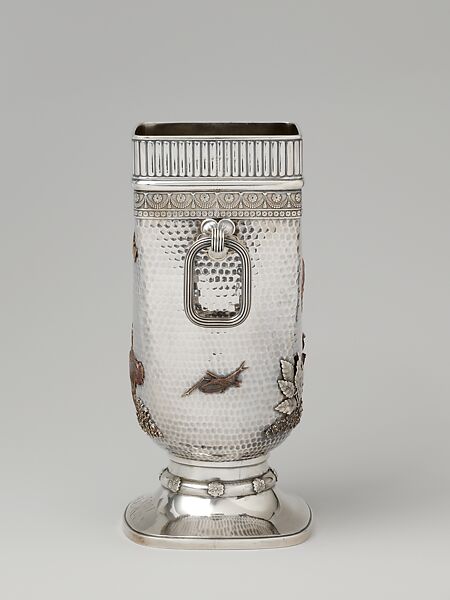 Vase, Gorham Manufacturing Company (American, Providence, Rhode Island, 1831–present), Silver and copper, American
