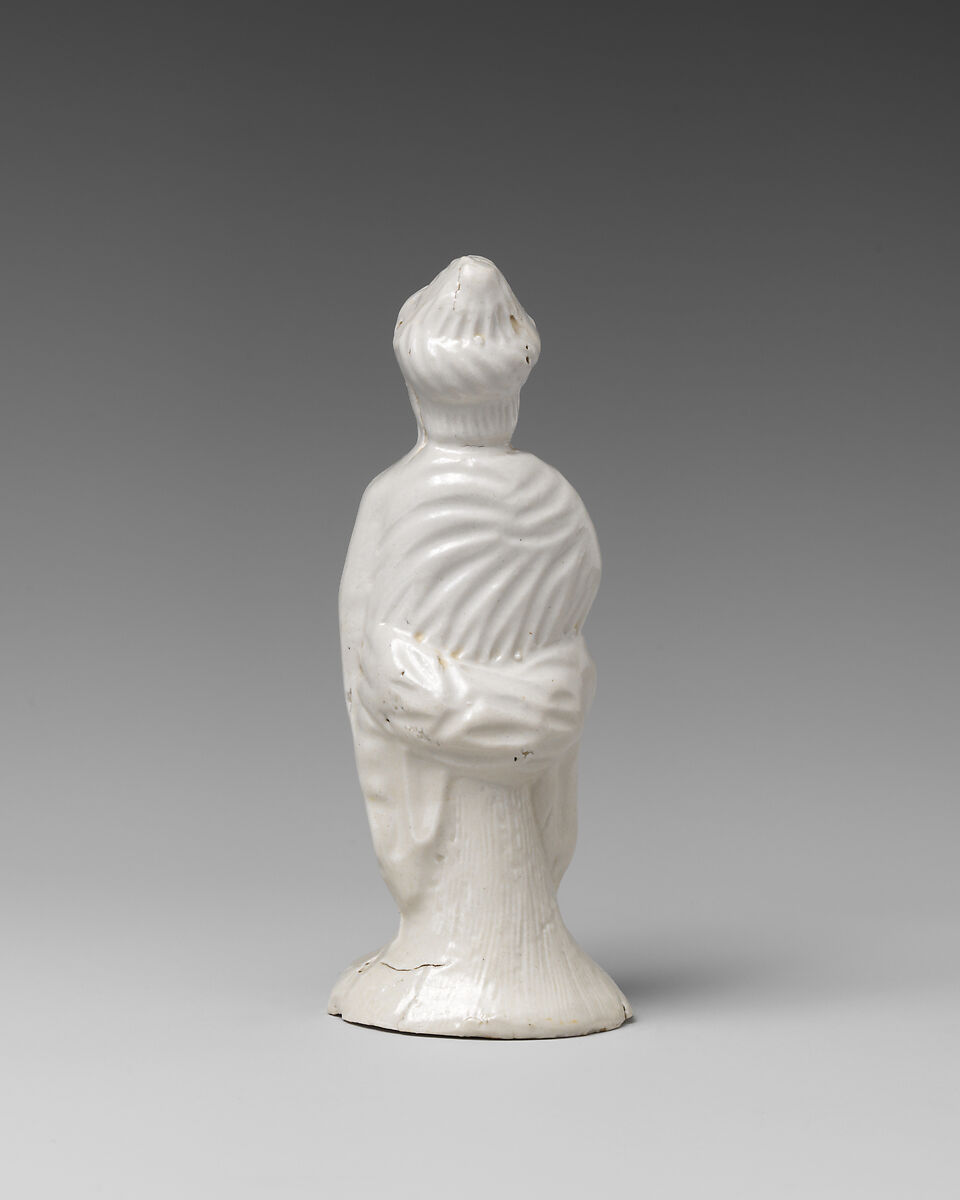 Turkish man, Salt-glazed stoneware, British, Staffordshire