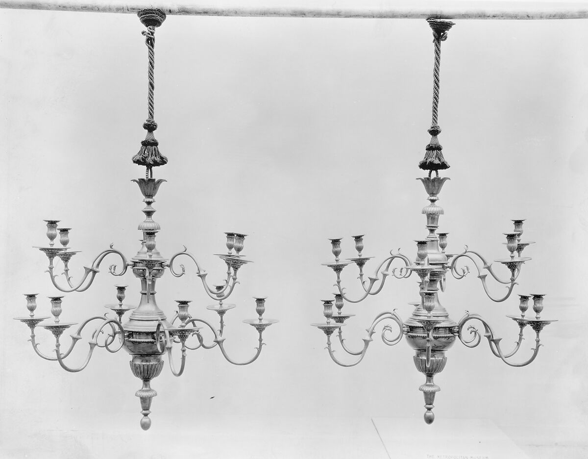 Chandelier, Brass 