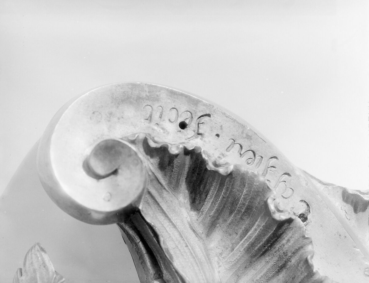 Wall clock (cartel) with movement of later date, Case maker: Jacques Caffieri (French, 1678–1755), Gilt bronze, French, Paris