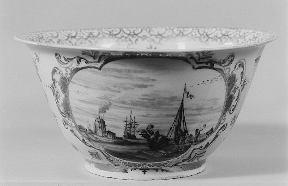 Bowl, Meissen Manufactory (German, 1710–present), Hard-paste porcelain, German, Meissen 