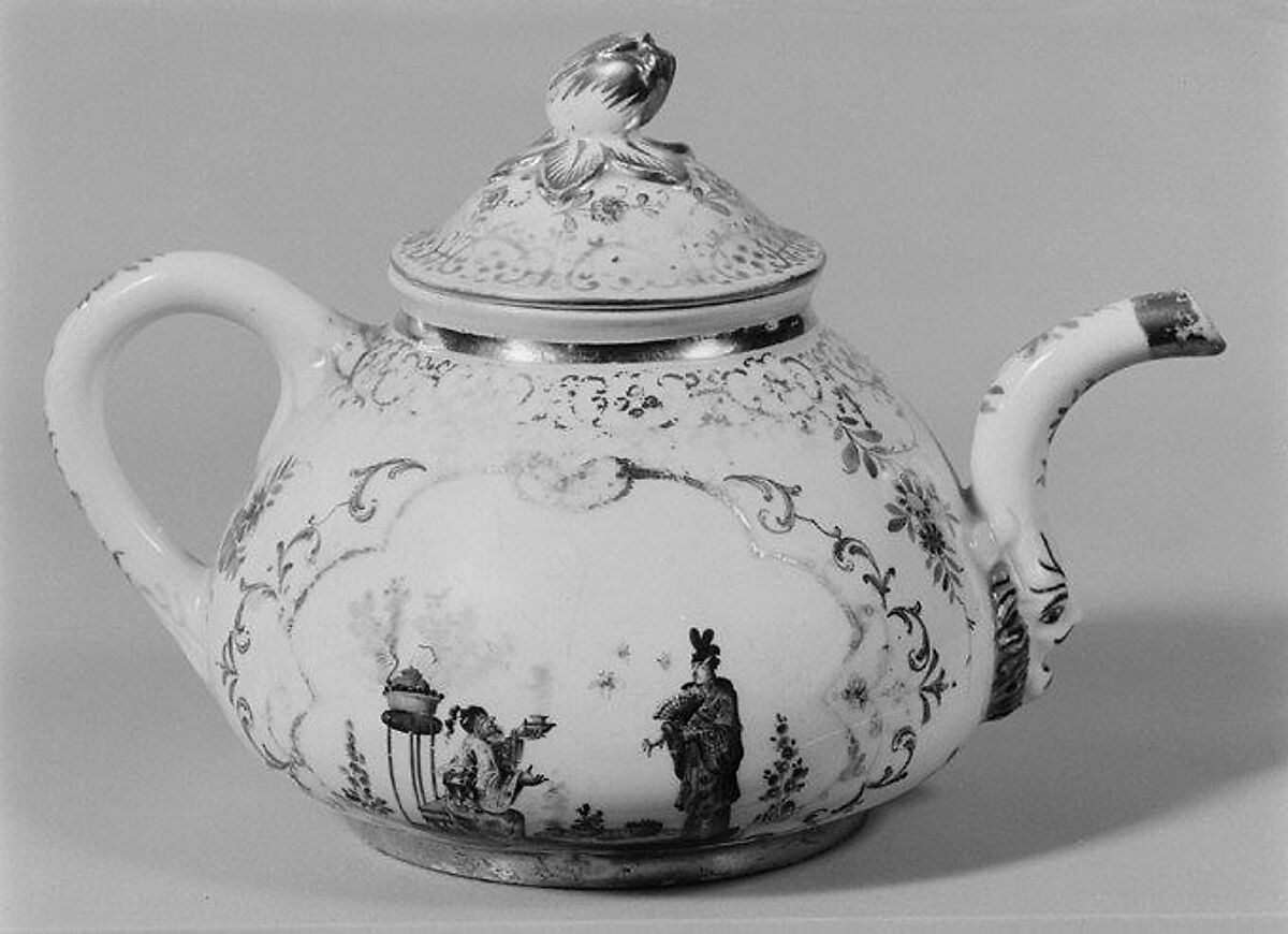 Teapot, Meissen Manufactory (German, 1710–present), Hard-paste porcelain, German, Meissen 