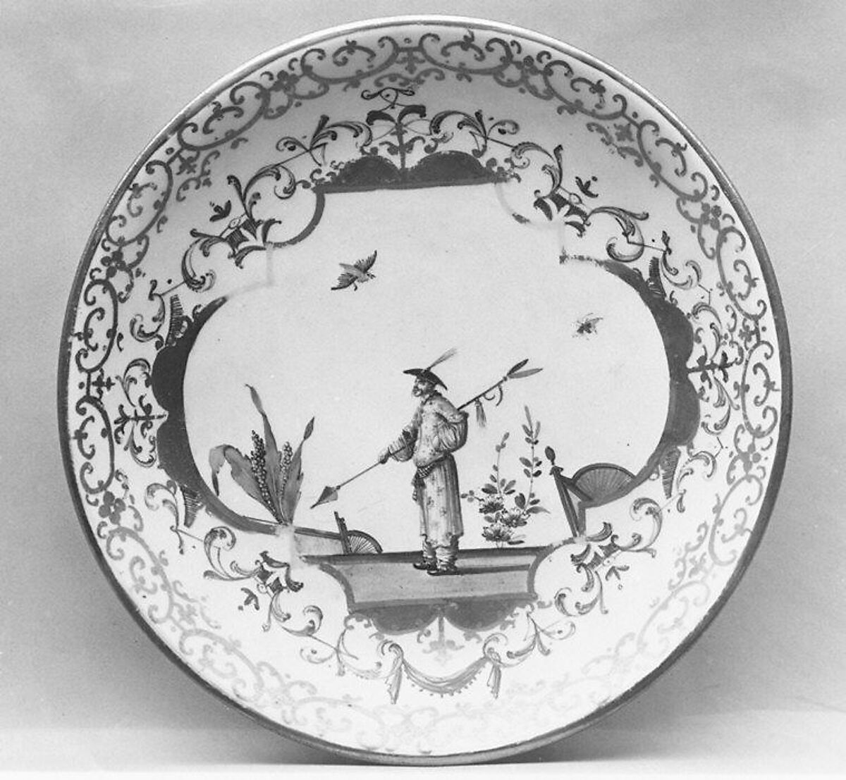 Saucer, Meissen Manufactory (German, 1710–present), Hard-paste porcelain, German, Meissen 