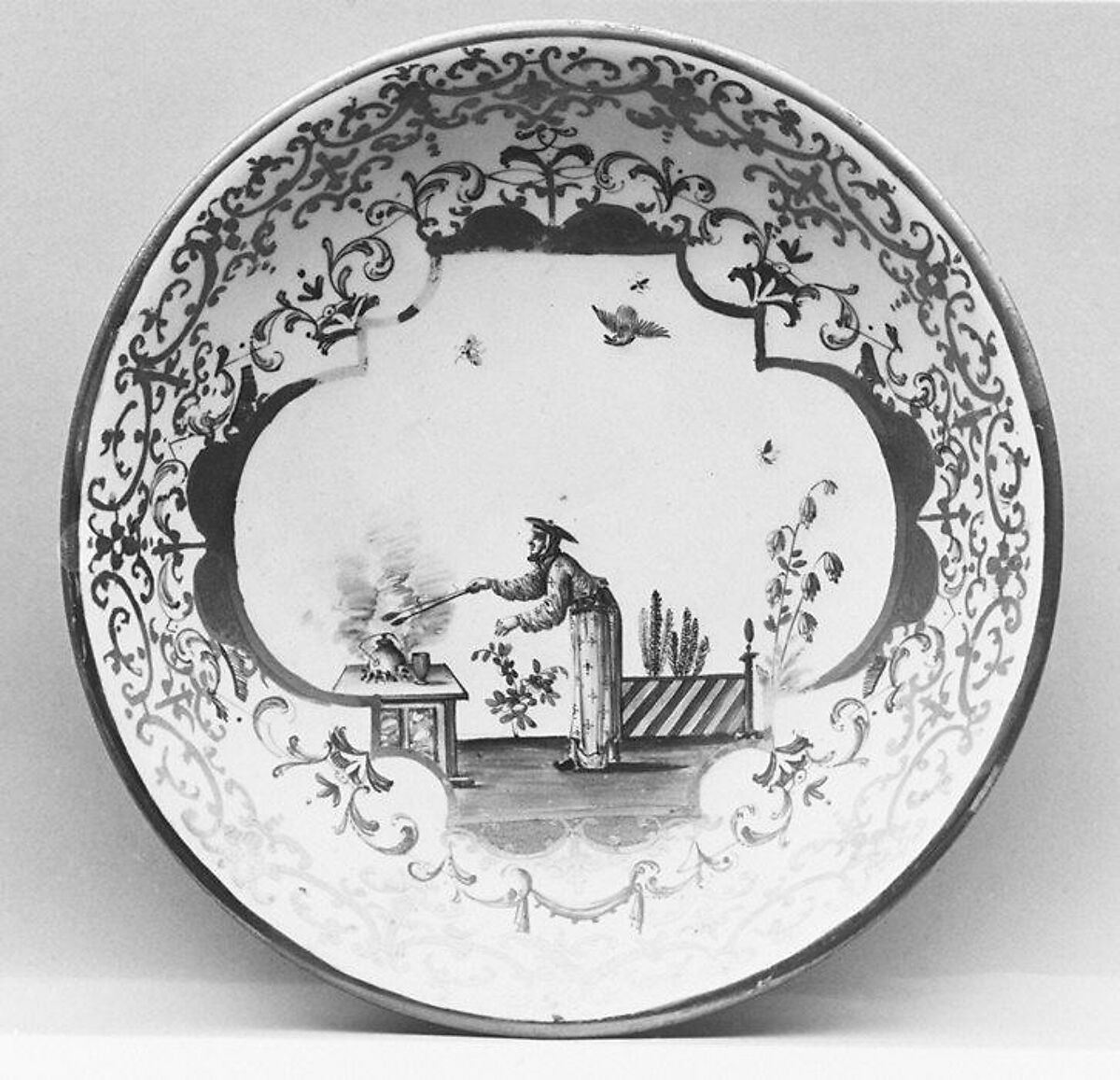 Saucer, Meissen Manufactory (German, 1710–present), Hard-paste porcelain, German, Meissen 