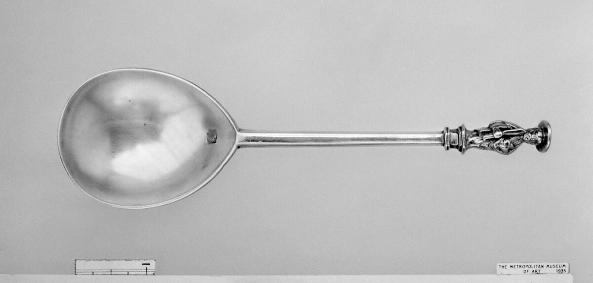 Apostle spoon, Silver, parcel gilt, British, London 