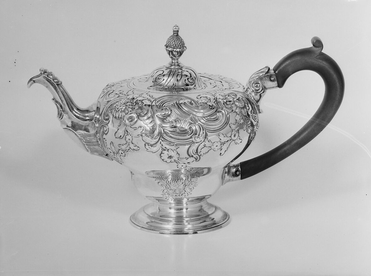 Teapot, Thomas Whipham (British, active from 1737, died 1785), Silver, British, London 