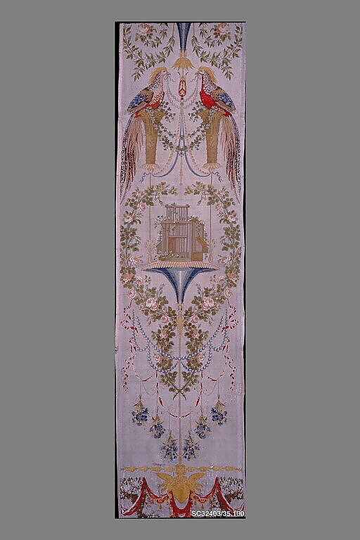 "Verdures du Vatican", Designer: Jean Démosthène Dugourc (French, Versailles 1749–1825 Paris), Silk, French, Lyons 
